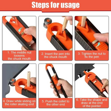 Load image into Gallery viewer, Adjustable Precision Contour Gauge with Lock for Expert Woodworking
