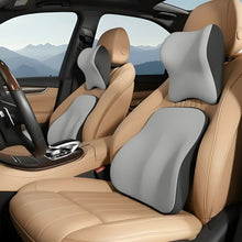 Load image into Gallery viewer, Memory Foam Car Neck and Lumbar Pillow for Maximum Comfort
