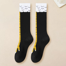 Load image into Gallery viewer, Women's Knee-High Chicken Claw Print Socks, 1 or 2 Pairs
