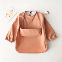 Load image into Gallery viewer, Waterproof Long Sleeve Toddler Art &amp; Feeding Smock
