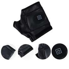 Load image into Gallery viewer, Unisex Heated Leather Winter Gloves for Driving and Outdoor Sports
