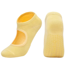 Load image into Gallery viewer, Non Slip Backless Yoga Socks with Breathable Cotton Grip
