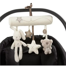 Load image into Gallery viewer, Soft Plush Hanging Rattle Toy for Stroller, Crib, or Car Seat
