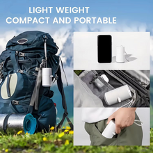 Load image into Gallery viewer, Portable Mini Air Pump with Rechargeable SOS Light for Camping and Outdoor Use
