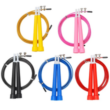 Load image into Gallery viewer, Adjustable Speed Jump Rope with Steel Wire for Fast Workouts and Home Fitness
