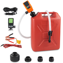 Load image into Gallery viewer, Advanced 3.2GPM Auto-stop DC 12V Fuel Transfer Pump with Leak Protection &amp; 4-Tank Adapter
