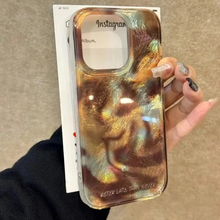 Load image into Gallery viewer, Korean Artistic Glitter Gradient Tinfoil Pattern Phone Case
