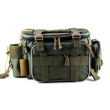 Load image into Gallery viewer, Multi-Pocket Fishing Tackle Bag and Gear Organizer Waist Pack Messenger Handbag
