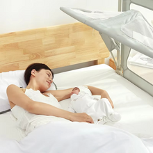 Load image into Gallery viewer, Portable Foldable Baby Crib with Safety Rails and Breathable Mesh Bedside Sleeper
