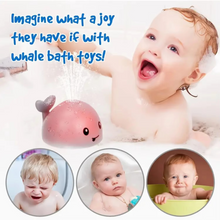 Load image into Gallery viewer, Light Up Whale Bath Toy With Automatic Water Spray And Colorful LED Lights
