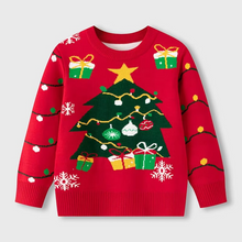 Load image into Gallery viewer, Lovely Kids Christmas Sweater Soft Warm Knit Holiday Pullover
