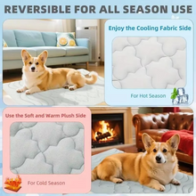 Load image into Gallery viewer, Ultimate Cooling Pet Mat for Cats &amp; Dogs - Comfortable &amp; Durable Sleeping Pad
