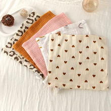 Load image into Gallery viewer, Soft 6-Layer Pure Cotton Baby Washcloth and Burp Cloth Set
