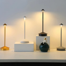 Load image into Gallery viewer, Rechargeable LED Touch Table Lamp with Adjustable Color and Dimming
