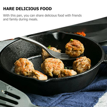 Load image into Gallery viewer, Cast Iron Mini Frying Pan, Enamel Saucepan for Eggs, Steaks, and Sandwiches
