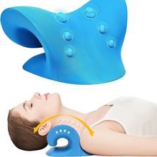 Load image into Gallery viewer, Cervical Neck and Shoulder Stretcher Spine Alignment and Pain Relief Pillow

