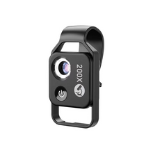 Load image into Gallery viewer, 200X Zoom Professional Microscope Lens for Smartphones with Clip
