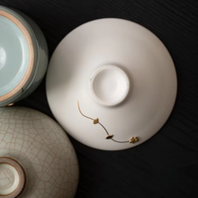 Load image into Gallery viewer, Elegant Porcelain Tea Set with Handcrafted Glaze Cups and Gift Box

