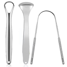 Load image into Gallery viewer, Stainless Steel Tongue Cleaner for Optimal Oral Hygiene
