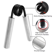 Load image into Gallery viewer, Adjustable Aluminum Hand Grip Strength Trainer for Finger and Arm Fitness
