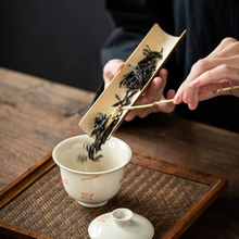 Load image into Gallery viewer, Natural Bamboo Tea Scoop and Needle Set for Traditional Tea Ceremony
