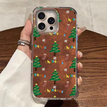 Load image into Gallery viewer, Couple Christmas Tree Girls Phone Case Shockproof Fashion Cover
