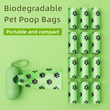 Load image into Gallery viewer, Eco-Friendly Biodegradable Leak Proof Dog Waste Bags with Dispenser
