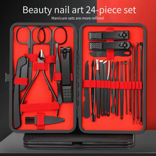 Load image into Gallery viewer, 16-Piece Stainless Steel Manicure and Pedicure Grooming Set

