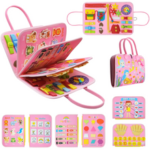 Load image into Gallery viewer, Montessori Busy Board for Toddlers Sensory Activity Learning Toy for Motor Skill Development
