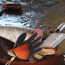 Load image into Gallery viewer, Skidproof Thick Rubber Fishing Gloves with Anti‑Fishbone Grip and Elastic Buckle
