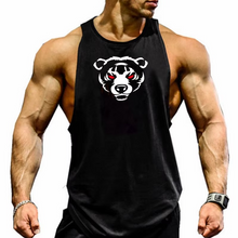 Load image into Gallery viewer, Men’s Cotton Hooded Sleeveless Tank Top – Athletic Workout Singlet for Gym and Training
