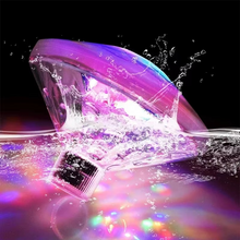 Load image into Gallery viewer, Floating RGB LED Pool Light for Hot Tubs and Spas
