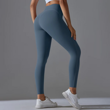 Load image into Gallery viewer, High Waist Yoga Leggings, Squat Proof Tummy Control Workout Pants for Gym, Running, and Cycling
