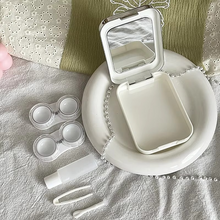 Load image into Gallery viewer, Portable Contact Lens Case Set, Two Pack Mini Contact Lens Storage Kit for Everyday Use
