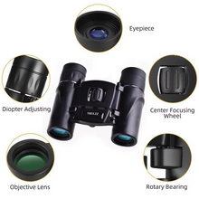 Load image into Gallery viewer, Compact 100x22 HD Binoculars with Long Range BAK4 FMC Optics for Hunting, Sports, Camping, and Travel
