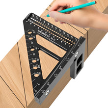 Load image into Gallery viewer, Precision 3D Woodworking Ruler – 45° &amp; 90° Multi-Angle Measuring Tool
