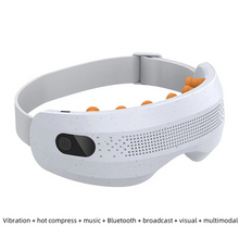 Load image into Gallery viewer, Rechargeable Eye Massager Mask with Heat Therapy Vibration and Bluetooth Music
