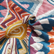 Load image into Gallery viewer, Sunburst Cotton Blanket, Soft 100% Cotton All-Season Throw
