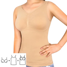 Load image into Gallery viewer, Slim Lift Bra Shaper Tank Top Seamless Body Shaping Vest
