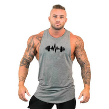 Load image into Gallery viewer, Men’s Cotton Hooded Sleeveless Tank Top – Athletic Workout Singlet for Gym and Training
