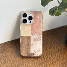 Load image into Gallery viewer, Vintage Orchid and Plum Blossom Print Silicone Phone Case
