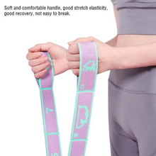 Load image into Gallery viewer, Elastic Yoga Stretching Belt for Flexibility, Pilates, Dance, and Home Fitness
