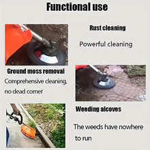 Load image into Gallery viewer, Heavy-Duty 6 and 8 Inch Steel Wire Rotary Brush Cutter Head for String Trimmers
