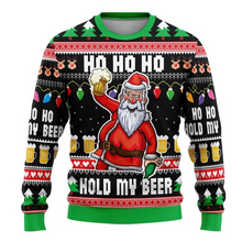 Load image into Gallery viewer, Funny Santa Claus Ugly Christmas Sweater Crewneck Sweatshirt for Men and Women
