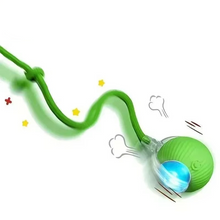 Load image into Gallery viewer, Rechargeable Automatic Cat Ball Toy with Dynamic Tail
