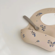 Load image into Gallery viewer, Soft Silicone Waterproof Baby Bib with Cute Print and Adjustable Fit
