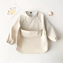 Load image into Gallery viewer, Waterproof Long Sleeve Toddler Art &amp; Feeding Smock
