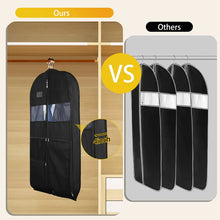 Load image into Gallery viewer, Garment Bag for Travel, Double Zipper, Breathable Transparent Suit Organizer 43 Inch
