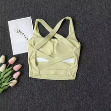 Load image into Gallery viewer, Seamless Sports Bra for Women Push Up Yoga and Running Top
