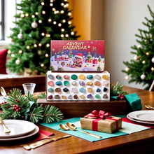 Load image into Gallery viewer, Christmas Advent Calendar 24 Days Rock and Crystal Collection for Kids
